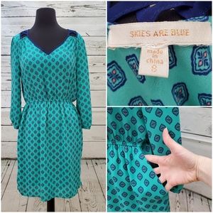 Skies Are Blue Tamara Lattice dress w/pockets